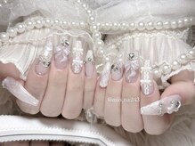 リンドネイル バイ モカ アンド ララ(Lind nail by moca and LaLa)/【mio】チェック／ガーリー