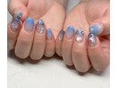 梅雨あじさいネイル