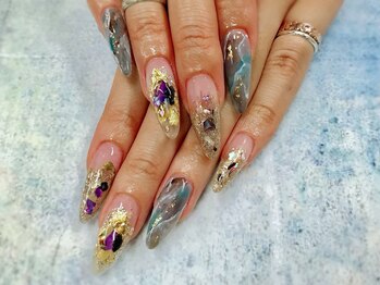 イビズ 新宿店(eviz)/スカルプ大理石柄