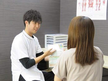 しげる整体八本松院/カウンセリング風景