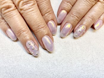 レアレアネイル(Lealeanail)/【パラジェル】オーロラデザイン