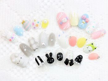 ネイルコレクション ピンク(Nail Collection Pink)/ロリポップ・うさぎ・シロクマ