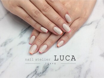 ネイルアトリエルカ(nail atelier LUCA)/W-250 ネオンスキニーフレンチ