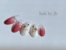 ハク ネイル バイジェービー 稲毛(hak nail byjb)/クリスマスデザイン 9,900
