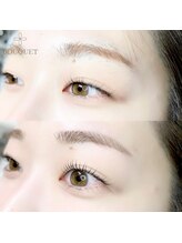ブーケ(BOUQUET)/まつ毛パーマ+アイブロウWAX