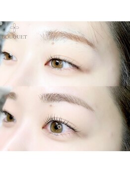 ブーケ(BOUQUET)/まつ毛パーマ+アイブロウWAX