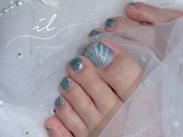 マグネット×フットネイル