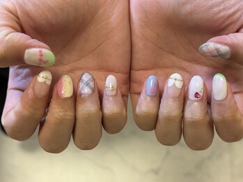 キューシーネイル 川崎(QcNail)/推し概念ネイル