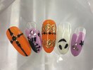 ハロウィンネイル￥9200