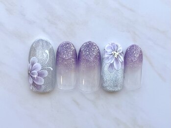 ルミエ(Lumie)/奥行フラワーネイル