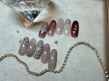 ネイルキュート アンド クールラッシュ 亀有店(nailcute & CoolLash)/定額ツイードネイル