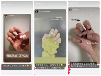 ナイスネイル 自由が丘店/お客様Instagram