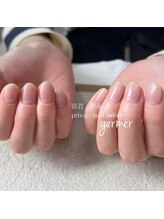 ジェルメ(germer)/自爪風マット仕上げネイル！
