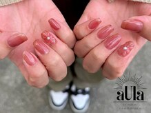 アウラ(aUla)/ワンカラー×フラワー