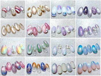 リシエル 手稲店(RiCIEL)の写真/【New】季節をテーマにした最先端１０本フルアート定額☆満足度の高いハイクオリティなデザインが魅力♪