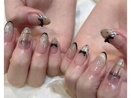 チェック×ドットデザイン