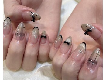 ララアンジュ(LaLa-Ange)/チェック×ドットデザイン