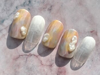 オーロラネイル/冬ネイル