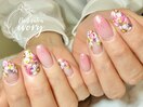 花柄ネイル