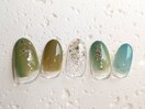 定額シンプルアート カーキ