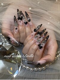 黒グラデネイル