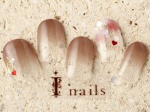 アイネイルズ 町田店(I nails)/ハートキャメルグラデ　7980円