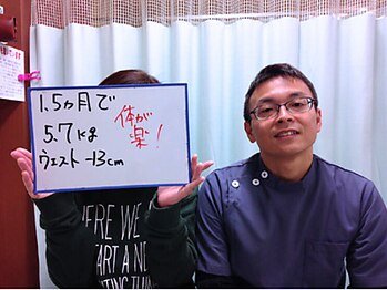 杉本接骨鍼灸院/55.3kg→？kg　47歳　157cm