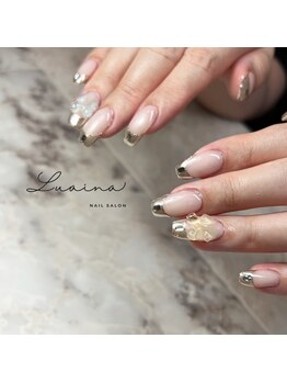 ルアイナ(LUAINA)/ミラーフレンチネイル