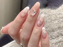 モナサロン(Mona salon)/雪の結晶冬ネイル