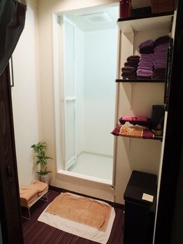 ラックン(Rack'n)/オイルメニューの方はシャワー付