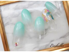 (953)カラフルシェルネイル