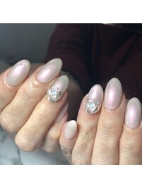 偏光パール♪オーロラネイル