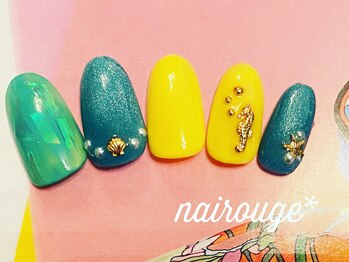 ネイル―ジュ 札幌大通店(nairouge*)/マーブル×マグネット♪