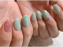 ダリア 西大寺本店(DAHLIA)/お花×ミラーネイル