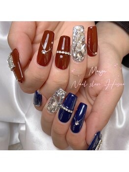 ヒスイ(Hisui)/埋め尽くしネイル