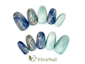 エリクサーネイル 神田(Elixir Nail)/シンプル/クーポン使用