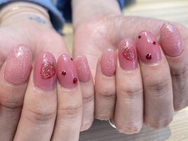 マグネットでイチゴアート
