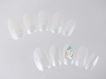 モアニ ヒロオ 渋谷店(MOANI Hiroo)/さわやかホワイトカラーネイル