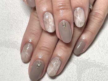 クラル 平塚店(CURAR)/ベージュ系ネイル