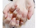 ワンカラー＋先端ライン