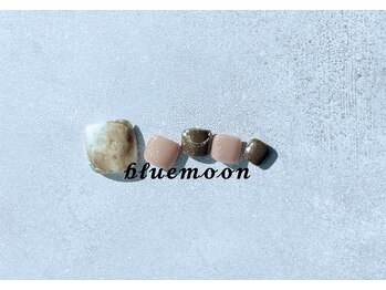 ブルームーン(bluemoon)/フット　大理石ネイル