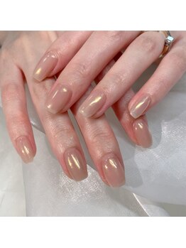 桜ネイルサロン/ミラーネイル