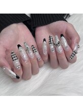 ネイル アヴァンス JR和歌山店(Nail AVANCE.)/千鳥柄ネイル