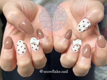 スノーフレーク(Snowflake)/持ち込み4本♪手描きドット