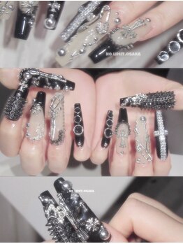 ノーリミットオオサカ 心斎橋(NOLIMIT.OSAKA)/持ち込み/長さだし/つけ放題