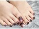 Nailsalon Rosyneの写真/【お洒落は足元から♪】ハンドネイルができない方にもオススメ◎《先着5名限定◇フットワンカラー¥7000》