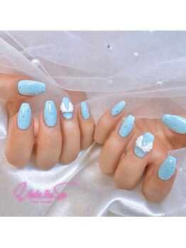 アンダーザシー(Under the Sea)の写真/特別な日をもっと可愛く♪華やかネイルで気分もUP！