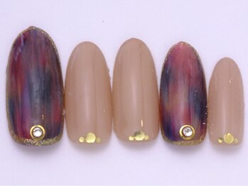ネイリックス 栄ガスビル(NAILX)/秋色ネイル