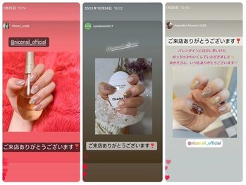 ナイスネイル 自由が丘店/お客様Instagram