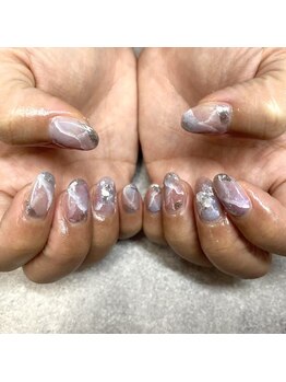 ネイルサロンファストネイルプラス 新宿店(FAST NAIL PLUS)/2024夏ネイル【ニュアンス】
